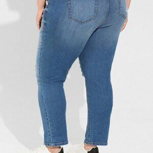 Torrid Boyfriend Ankle Premium Stretch Mid-Rise Jean sz 18R item #11082972